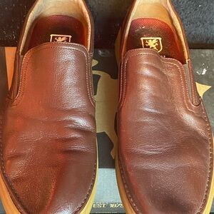 Stacy Adams Brown Leather Loafers